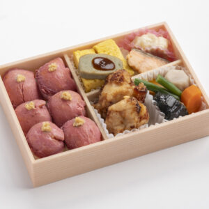 90.肉寿司の彩り幕の内弁当