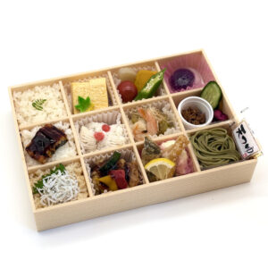 106.「夏限定」3種のごはんと鱧おとしの十二単弁当【販売期間: 6月〜8月】